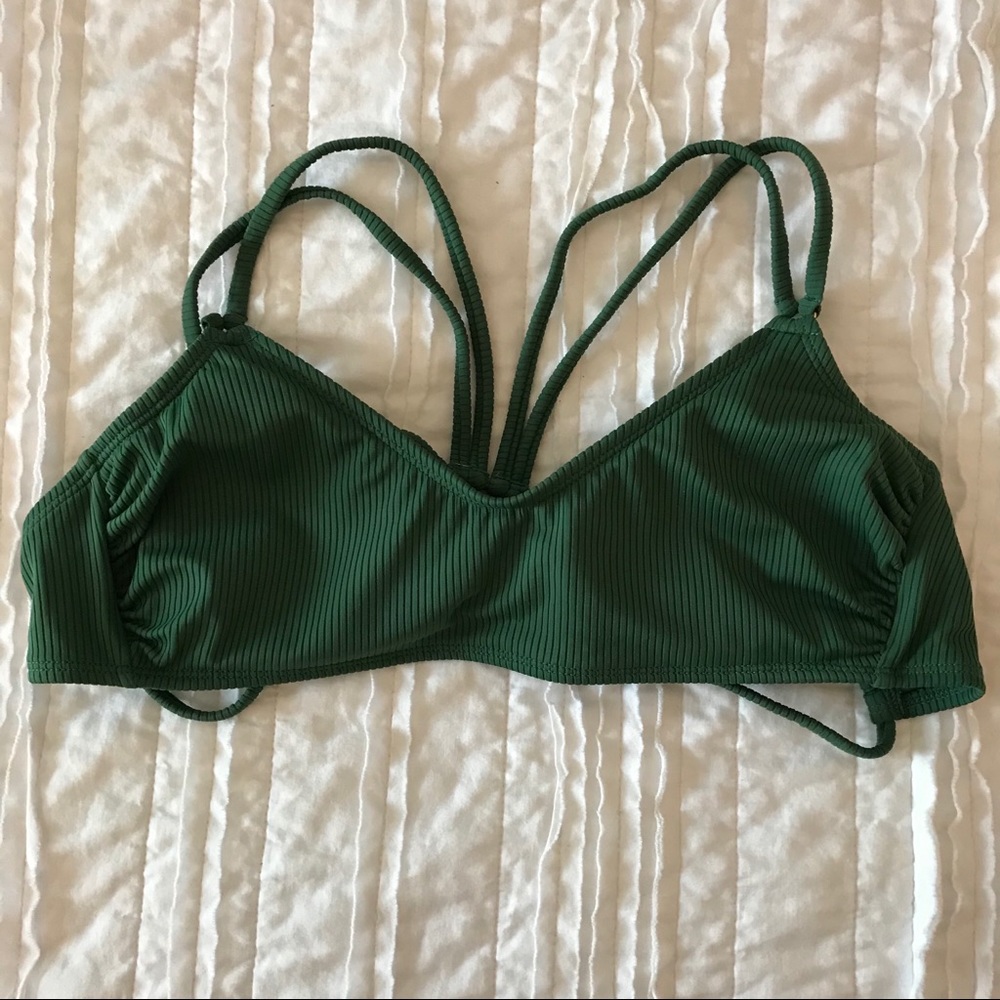 Green Bathing suit top